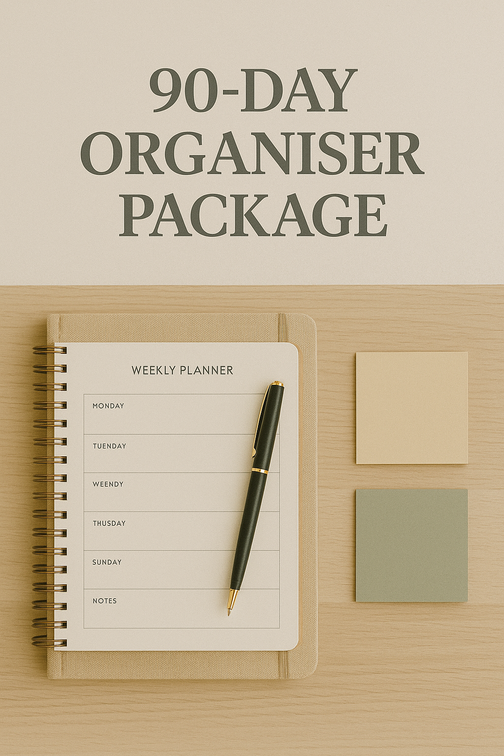 90 Day Organiser Package